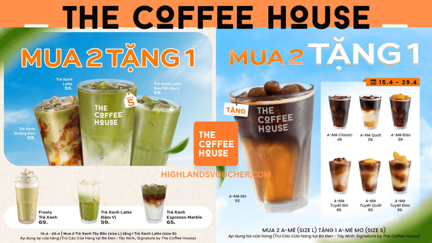 Mã giảm giá The Coffee House