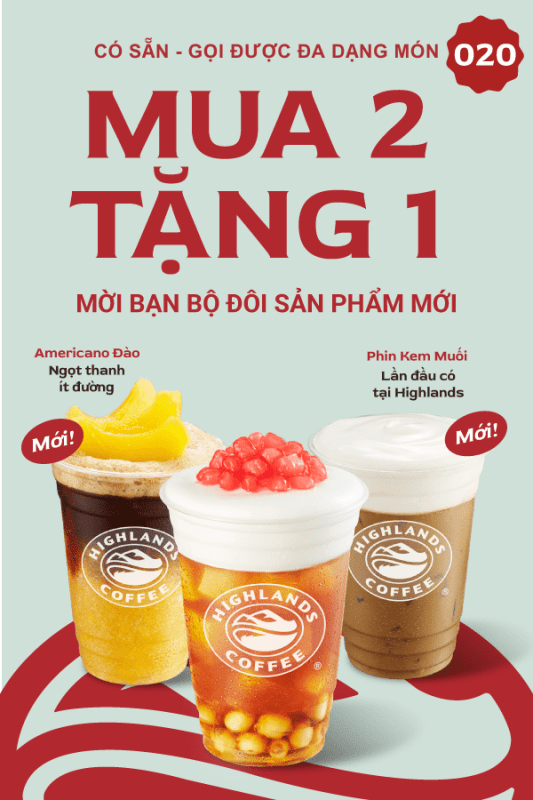 highland khuyến mãi