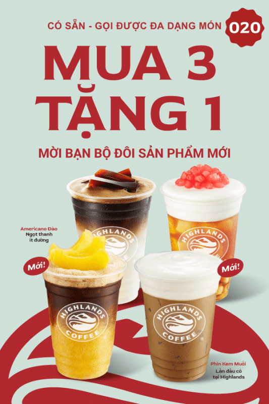 ưu đãi highlands coffee